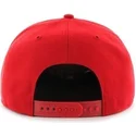 cappello-piatto-rosso-snapback-dei-new-york-yankees-mlb-centerfield-di-47-brand