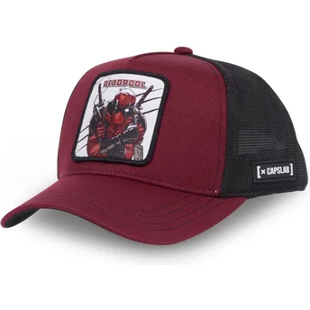 gorra-trucker-granate-y-negra-deadpool-bad1-marvel-comics-de-capslab