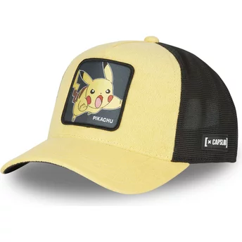 Casquette trucker jaune et noire Pikachu PIK1 CT Pokémon Capslab