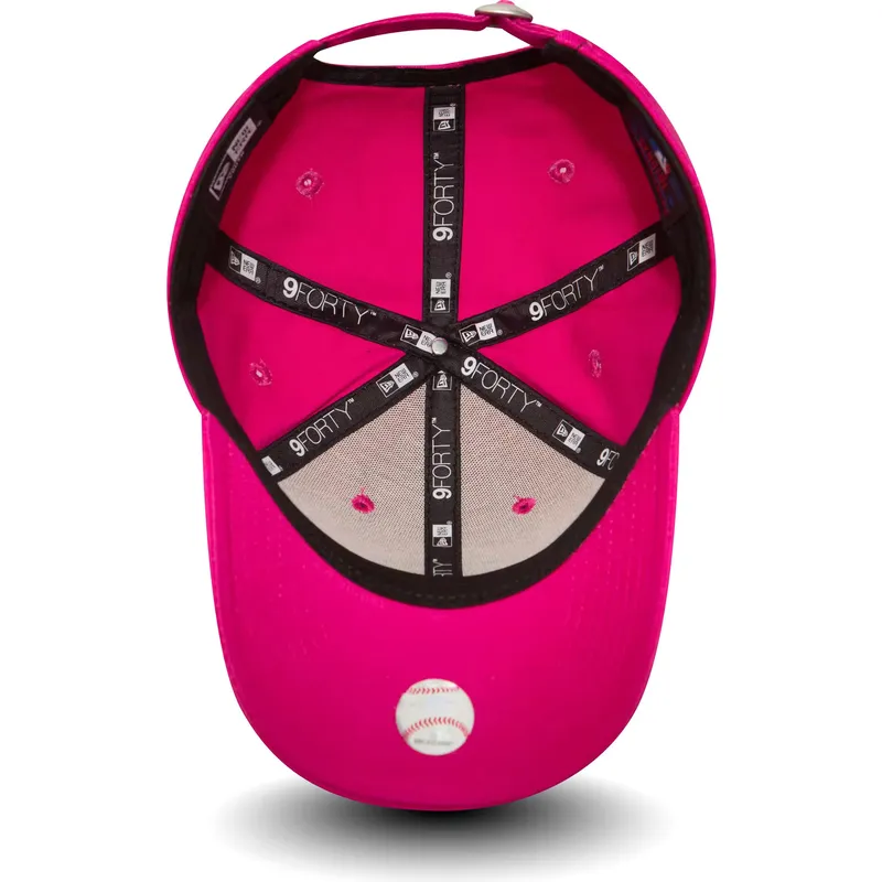 justerbar-rosa-bojd-keps-for-barn-9forty-essential-fran-new-york-yankees-mlb-av-new-era