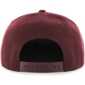 berretto-piatto-granata-snapback-con-grande-logo-dei-new-york-yankees-mlb-no-shot-di-47-brand