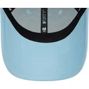 cappello-curva-azzurro-regolabile-con-logo-azzurro-9forty-league-essential-dei-los-angeles-dodgers-mlb-di-new-era