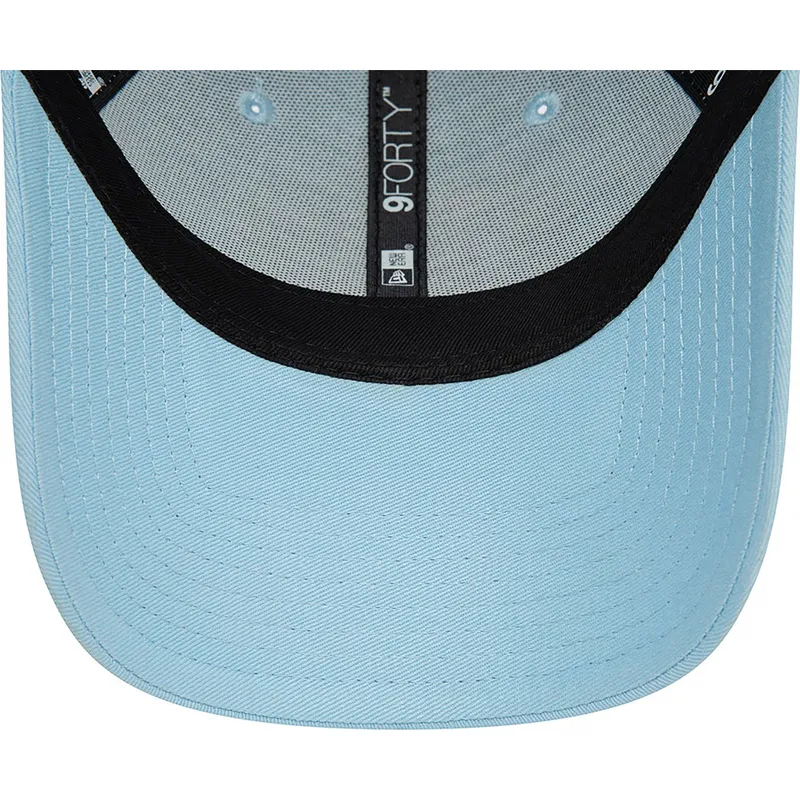 cappelli-curva-blu-cinghia-regolabile-claro-claro-9forty-league-essential-dei-los-angeles-dodgers-mlb-di-new-era
