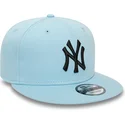 cappelli-piatta-blu-snapback-claro-negro-9fifty-league-essential-dei-new-york-yankees-mlb-di-new-era