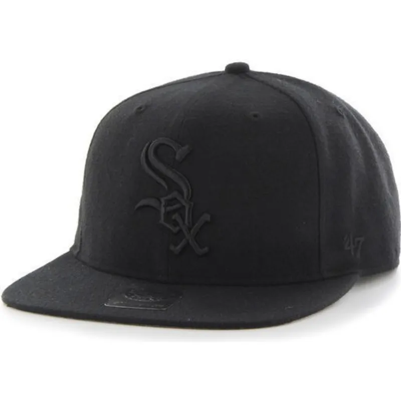 cappelli-piatta-nero-snapback-dei-chicago-white-sox-mlb-di-47-brand