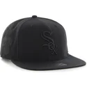 cappello-snapback-nero-a-visiera-piatta-con-logo-nero-dei-chicago-white-sox-mlb-sure-shot-di-47-brand