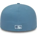 cappellino-piatto-blu-chiuso-con-logo-blu-59fifty-league-essential-dei-new-york-yankees-mlb-di-new-era