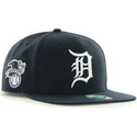cappello-piatto-nero-snapback-detroit-tigers-mlb-sure-shot-di-47-brand