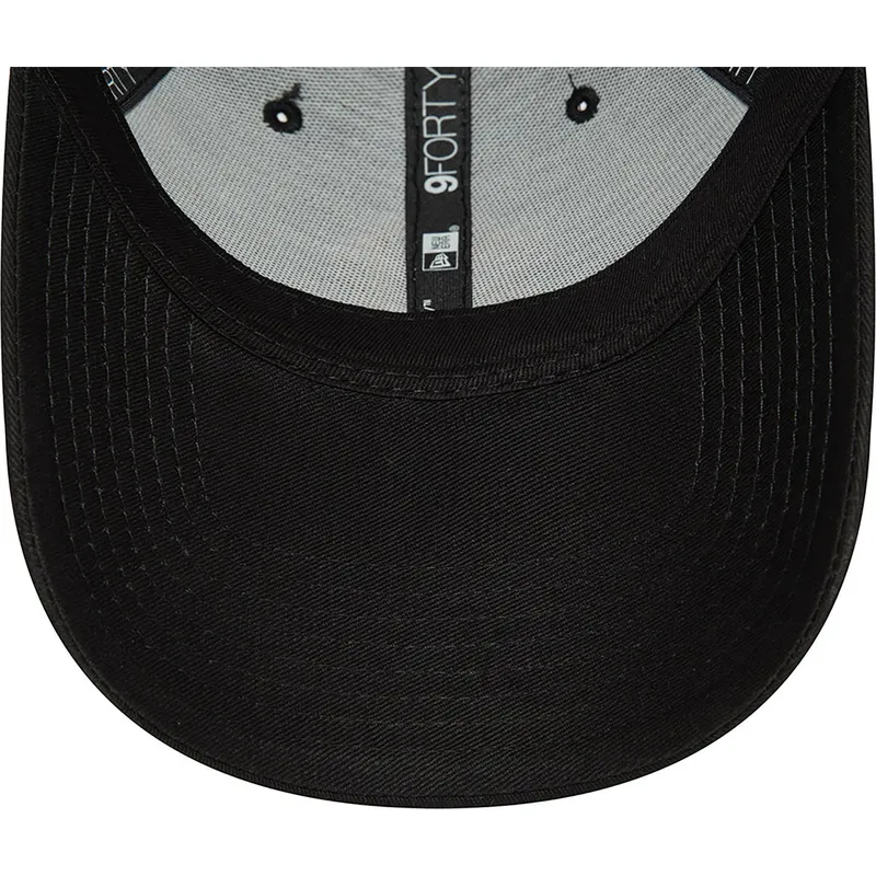 cappelli-curva-nero-cinghia-regolabile-9forty-team-outline-dei-new-york-yankees-mlb-di-new-era