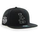 47-brand-flat-brim-los-angeles-dodgers-mlb-sure-shot-snapback-cap-schwarz-