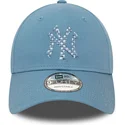 cappelli-curva-blu-cinghia-regolabile-9forty-seasonal-infill-dei-new-york-yankees-mlb-di-new-era