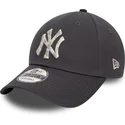 cappellino-grigio-regolabile-9forty-animal-infill-new-york-yankees-mlb-di-new-era
