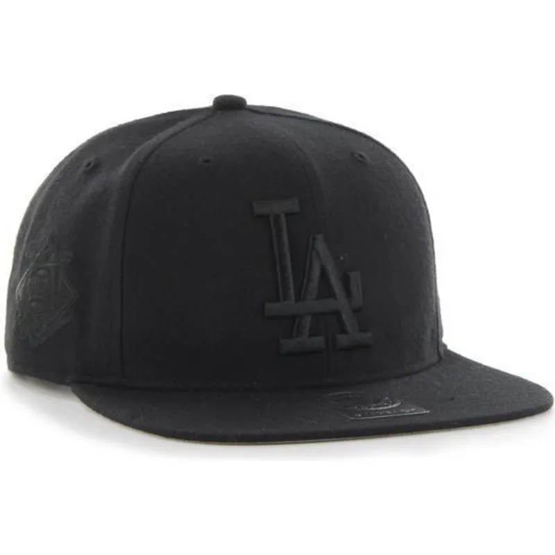 cappelli-piatta-nero-snapback-dei-los-angeles-dodgers-mlb-di-47-brand