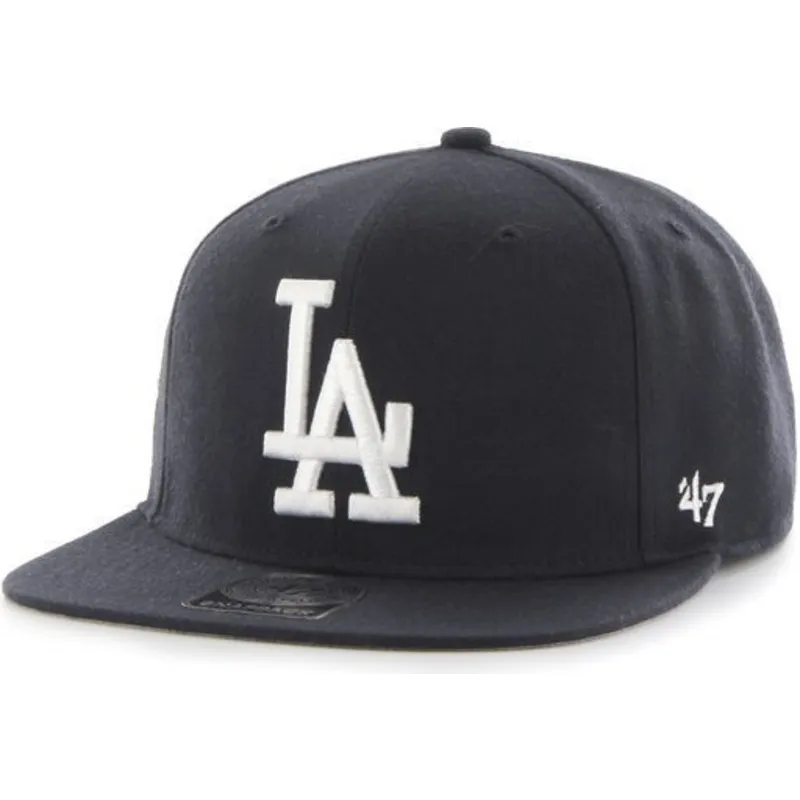 cappelli-piatta-blu-marino-snapback-dei-los-angeles-dodgers-mlb-di-47-brand