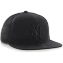 cappellino-piatto-nero-snapback-con-logo-nero-dei-new-york-yankees-mlb-sure-shot-di-47-brand