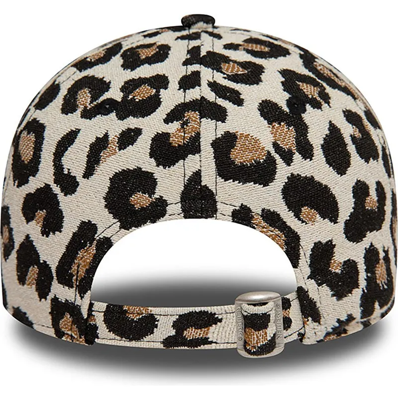 cappelli-curva-leopardo-cinghia-regolabile-9forty-jacquard-dei-new-york-yankees-mlb-di-new-era