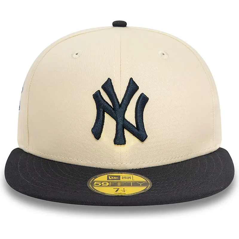 mutzen-flach-beige-angepasst-59fifty-team-colour-der-new-york-yankees-mlb-von-new-era mutzen-flach-beige-angepasst-59fifty-team-colour-der-new-york-yankees-mlb-von-new-era