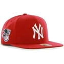 cappello-snapback-rosso-con-visiera-piatta-new-york-yankees-mlb-sure-shot-di-47-brand