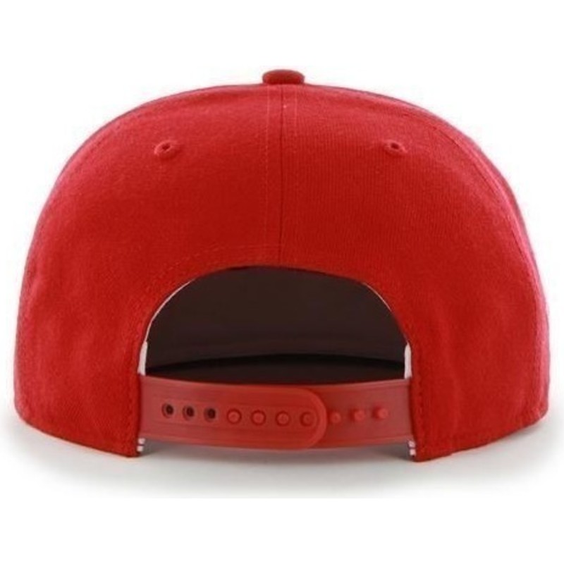 47-brand-flat-brim-new-york-yankees-mlb-sure-shot-snapback-cap-rot
