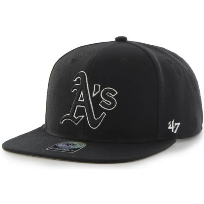 mutzen-flach-schwarz-snapback-der-oakland-athletics-mlb-von-47-brand