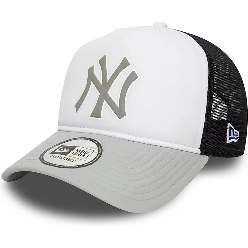 cappelli-curva-grigio-snapback-a-frame-dei-new-york-yankees-mlb-di-new-era