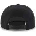 cappello-snapback-nero-a-visiera-piatta-con-logo-nero-e-bianco-degli-oakland-athletics-mlb-sure-shot-di-47-brand