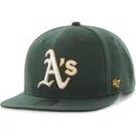 cappello-snapback-piatto-verde-oakland-athletics-mlb-sure-shot-di-47-brand