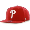 cappellino-snapback-piatto-rosso-philadelphia-phillies-mlb-sure-shot-di-47-brand