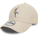 cappellino-visiera-curva-beige-regolabile-9forty-character-di-morty-smith-rick-y-morty-di-new-era