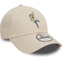 cappellino-beige-curvo-regolabile-9forty-character-di-morty-smith-rick-e-morty-di-new-era