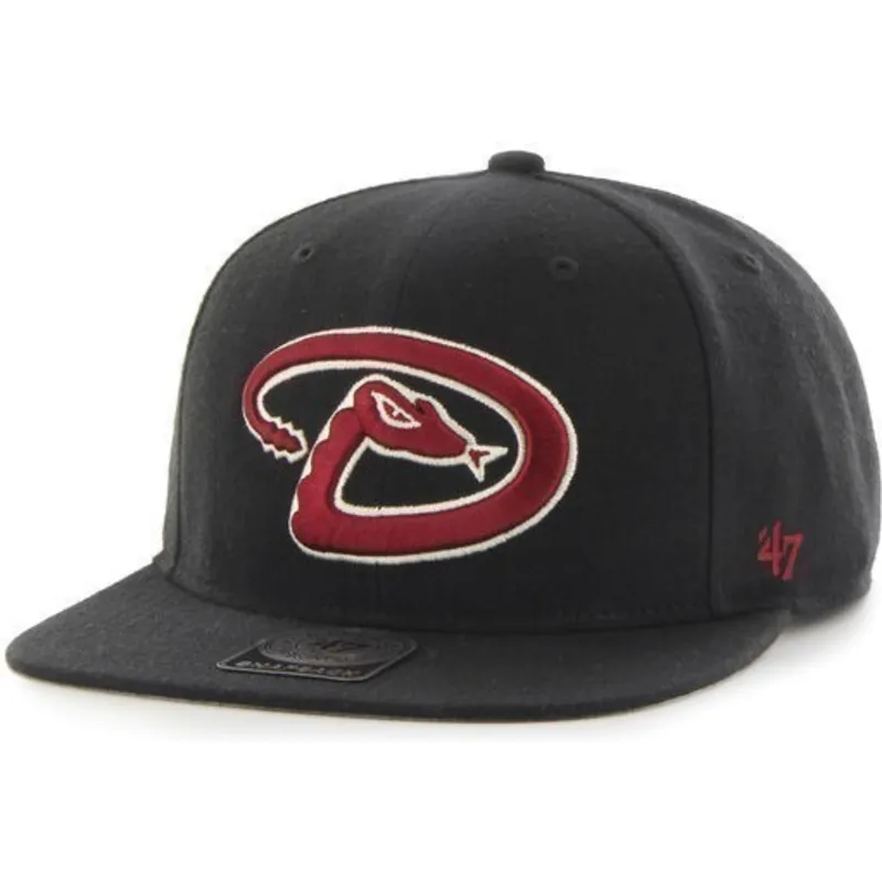 cappelli-piatta-nero-snapback-dei-mlb-di-47-brand