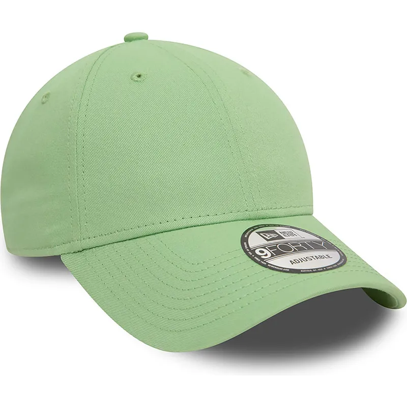 hellgrune-verstellbare-curved-cap-9forty-essential-von-new-era