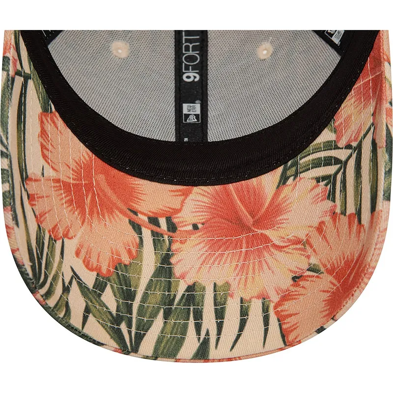 mutzen-gebogen-multicolor-verstellbares-band-9forty-tropical-der-new-york-yankees-mlb-von-new-era