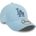 cappellino-trucker-blu-con-logo-blu-9forty-home-field-dei-los-angeles-dodgers-mlb-di-new-era