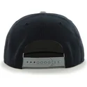 cappellino-piatto-nero-con-visiera-grigia-snapback-dei-new-york-yankees-mlb-sure-shot-di-47-brand