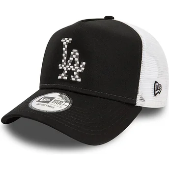 Gorra trucker negra y blanca A Frame Seasonal Infill de Los Angeles Dodgers MLB de New Era