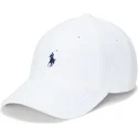weisse-verstellbare-curved-cap-mit-blauem-logo-cotton-terry-classic-sport-von-polo-ralph-lauren