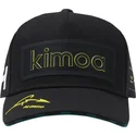 gorra-curva-negra-ajustable-patch-aston-martin-f1-team-x-kimoa