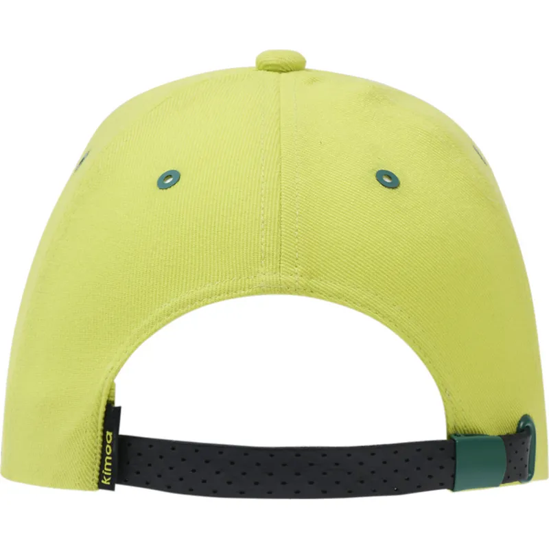 gul-og-gron-justerbar-buet-kasket-patch-aston-martin-f1-team-x-kimoa