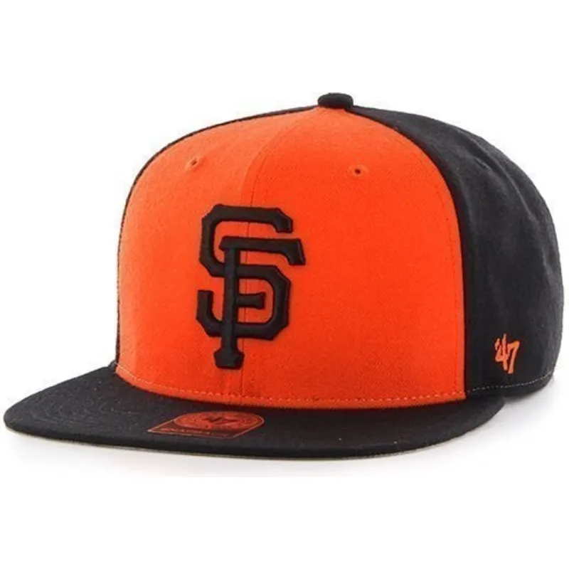 cappelli-piatta-nero-snapback-dei-san-francisco-giants-mlb-di-47-brand