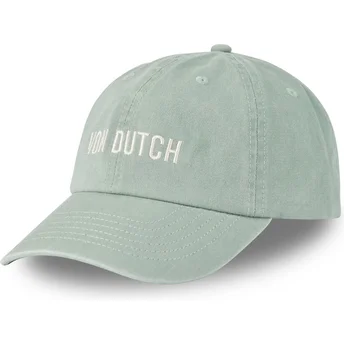 Justerbar grøn buet kasket BLGR fra Von Dutch