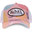 rosa-og-hvid-trucker-kasket-le-pou-fra-von-dutch