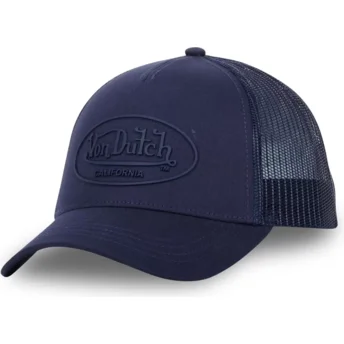 Casquette trucker bleue marine LOG02 Von Dutch