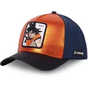 cappellino-trucker-arancione-e-blu-navy-son-goku-sav-dragon-ball-di-capslab