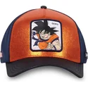 cappellino-trucker-arancione-e-blu-navy-son-goku-sav-dragon-ball-di-capslab