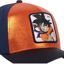 cappellino-trucker-arancione-e-blu-navy-son-goku-sav-dragon-ball-di-capslab