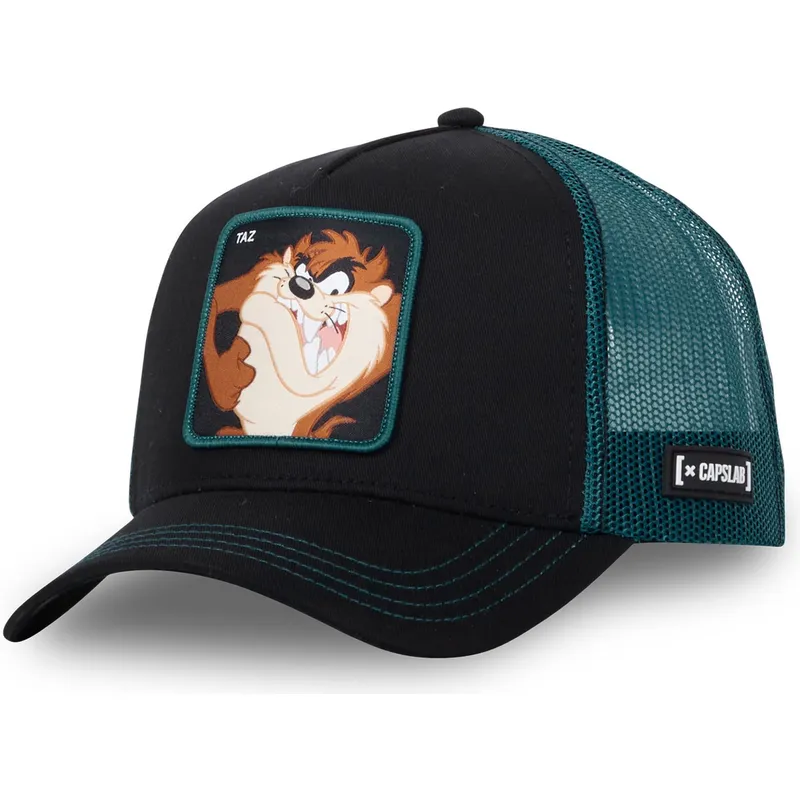 sort-og-bla-trucker-cap-tasmanian-devil-taz1-ct-looney-tunes-fra-capslab