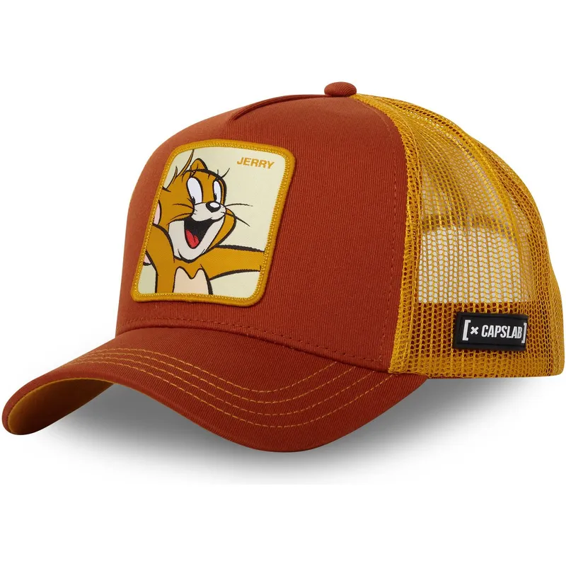 Capslab Jerry JER CT Looney Tunes Brown Trucker Hat: Caphunters.ch