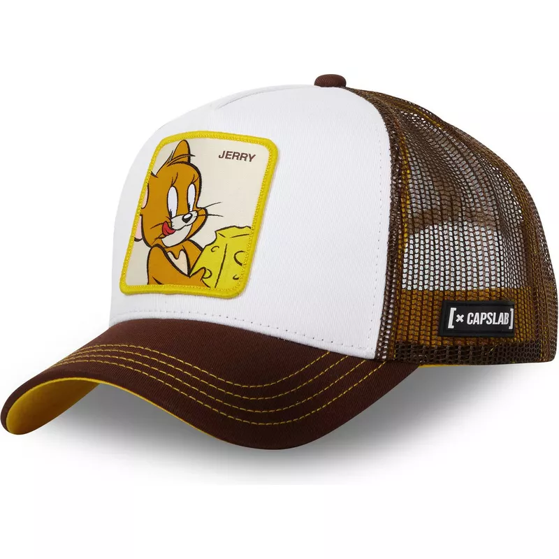 capslab-jerry-che-ct-looney-tunes-white-and-brown-trucker-hat