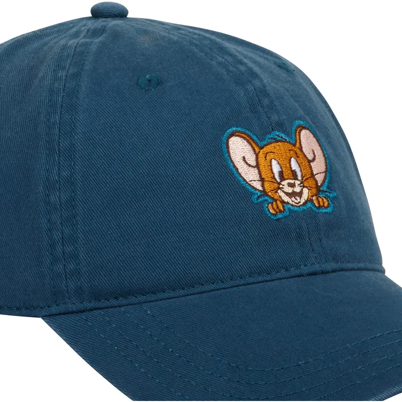 cappello-curvo-blu-regolabile-jerry-mou-looney-tunes-di-capslab